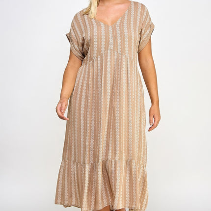 Boho Maxi Dress W/ Slip