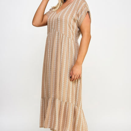 Boho Maxi Dress W/ Slip