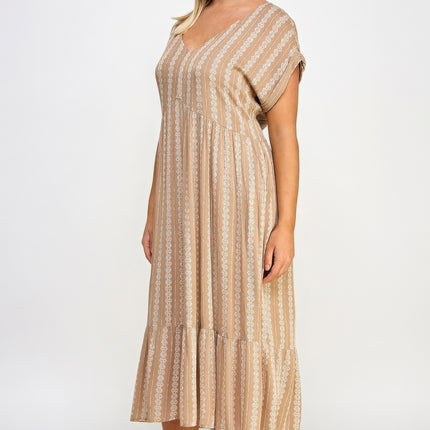 Boho Maxi Dress W/ Slip