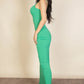 Ribbed Mermaid Hem Camisole Maxi Dress