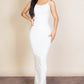 Ribbed Mermaid Hem Camisole Maxi Dress