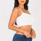 Ribbed Knit Cami Crop Top