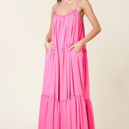 Maxi Sun Dress With Pockets