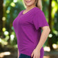 Plus Size Basic Short Sleeve T-shirt