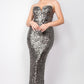 Sequin V-bar Crisscross Tube Dress