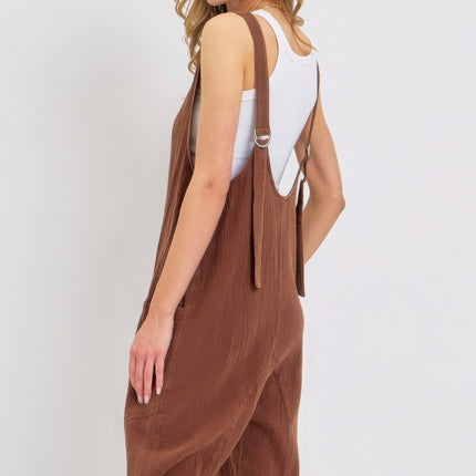 Mineral Washed Summer Jumpsuit