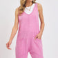 Mineral Washed Summer Jumpsuit