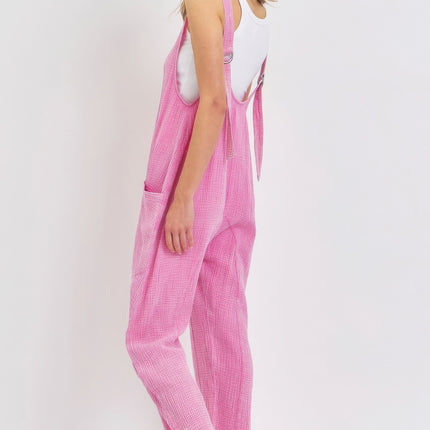 Mineral Washed Summer Jumpsuit