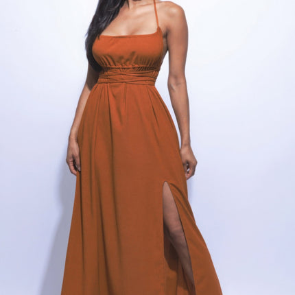 Side Slit Maxi Dress