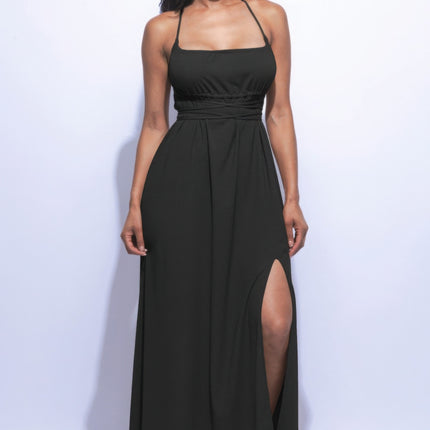 Side Slit Maxi Dress