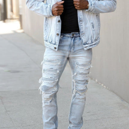 Diamond Denim Jacket