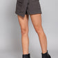 Waist Belted Cargo Skort