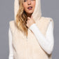 Hoodie Faux Fur Vest