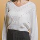 Pearl details sweater