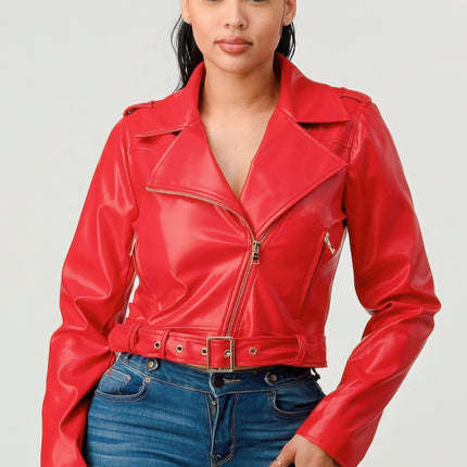 Pu Leather Jacket