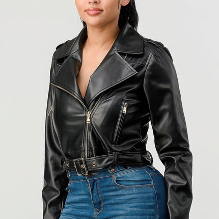 Pu Leather Jacket