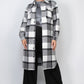 Plaid Buttoned Shacket Coat