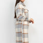 Plaid Buttoned Shacket Coat