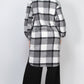 Plaid Buttoned Shacket Coat