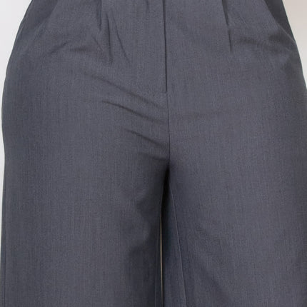 Pleated Double Waistband Pants