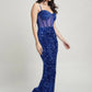 Cecily Teddy Velvet Corset Maxi Dress