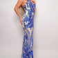 Spaghetti Strap Art Deco Sequins Maxi Dress