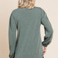 Solid Tr Spandex Long Sleeve Top