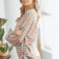 Striped Longsleeve Top With Ribbon