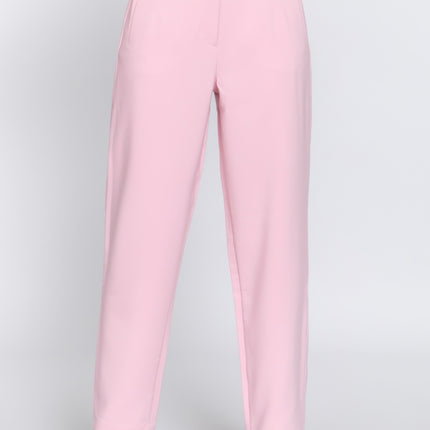 High Waist Pintuck Detail Long Pants