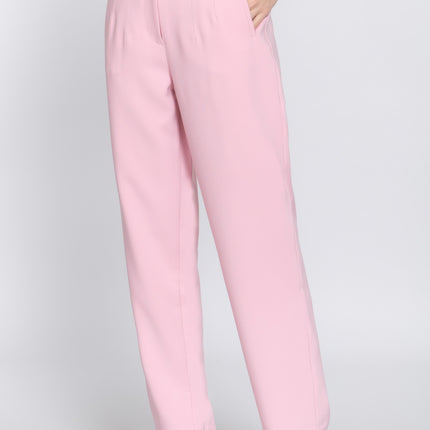 High Waist Pintuck Detail Long Pants