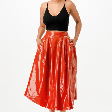 Midi Skirt With Pockets