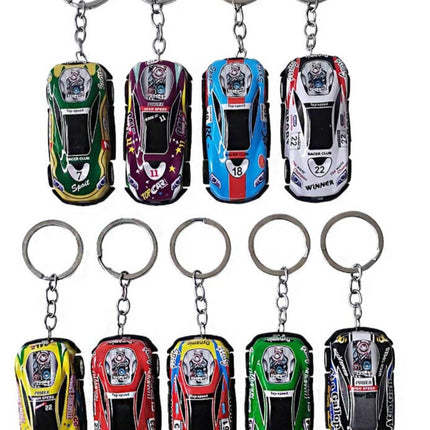 Race Car Keychain Pull and Go