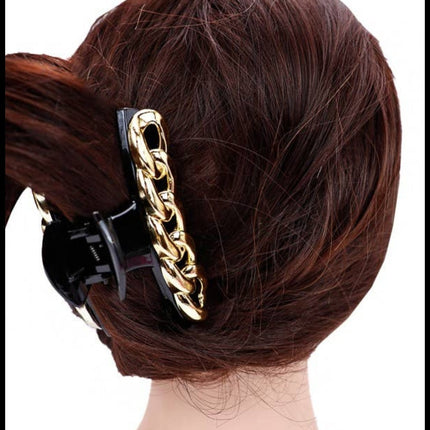 Chain Link Hairclip 2pk