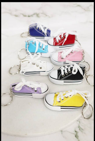 Canvas Shoe Keychain