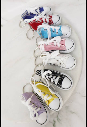 Canvas Shoe Keychain