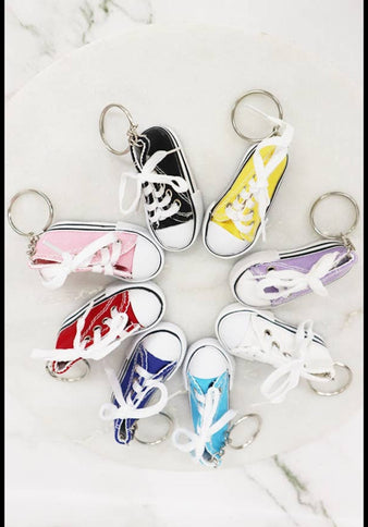 Canvas Shoe Keychain