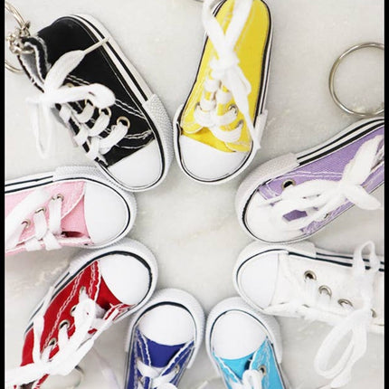 Canvas Shoe Keychain