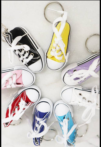 Canvas Shoe Keychain