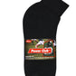 Men's Quarter Cut Power Sock 4pk Black