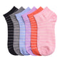 Women colorful striped socks
