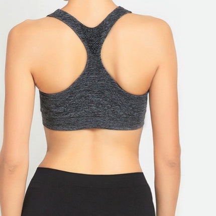 Womens sports bra heather gry