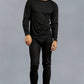 Men's thermal underwear set black