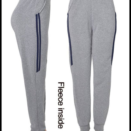 Fleeced line joggers