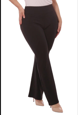 Plus size women's high waist sculpting flare pant