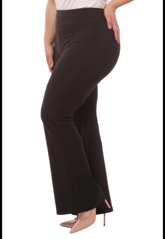 Plus size women's high waist sculpting flare pant