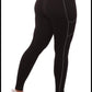 Women's high waist fleeced lined leggings with pockets