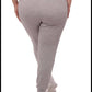 Plus sized soft brushed fleeced lined jogger sweatpants