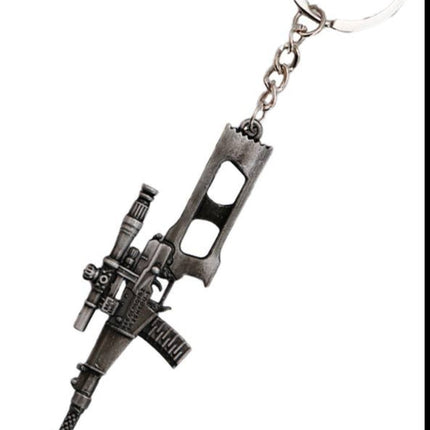 Combat rifle keychain