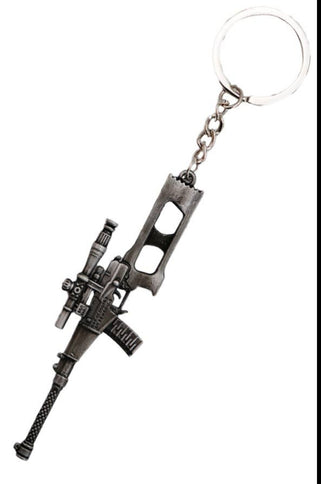 Combat rifle keychain