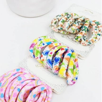 Assorted print hair tie set